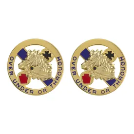 104th Cavalry Regiment Unit Crest (Over Under or Through) - Sold in Pairs