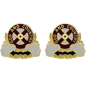 1103rd Support Battalion Unit Crest (God and Country) - Sold in Pairs