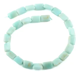 13x18MM Amazonite Puffy Rectangular Gemstone Beads