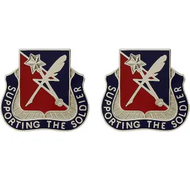 149th Personnel Services Battalion Unit Crest (Supporting the Soldier) - Sold in Pairs