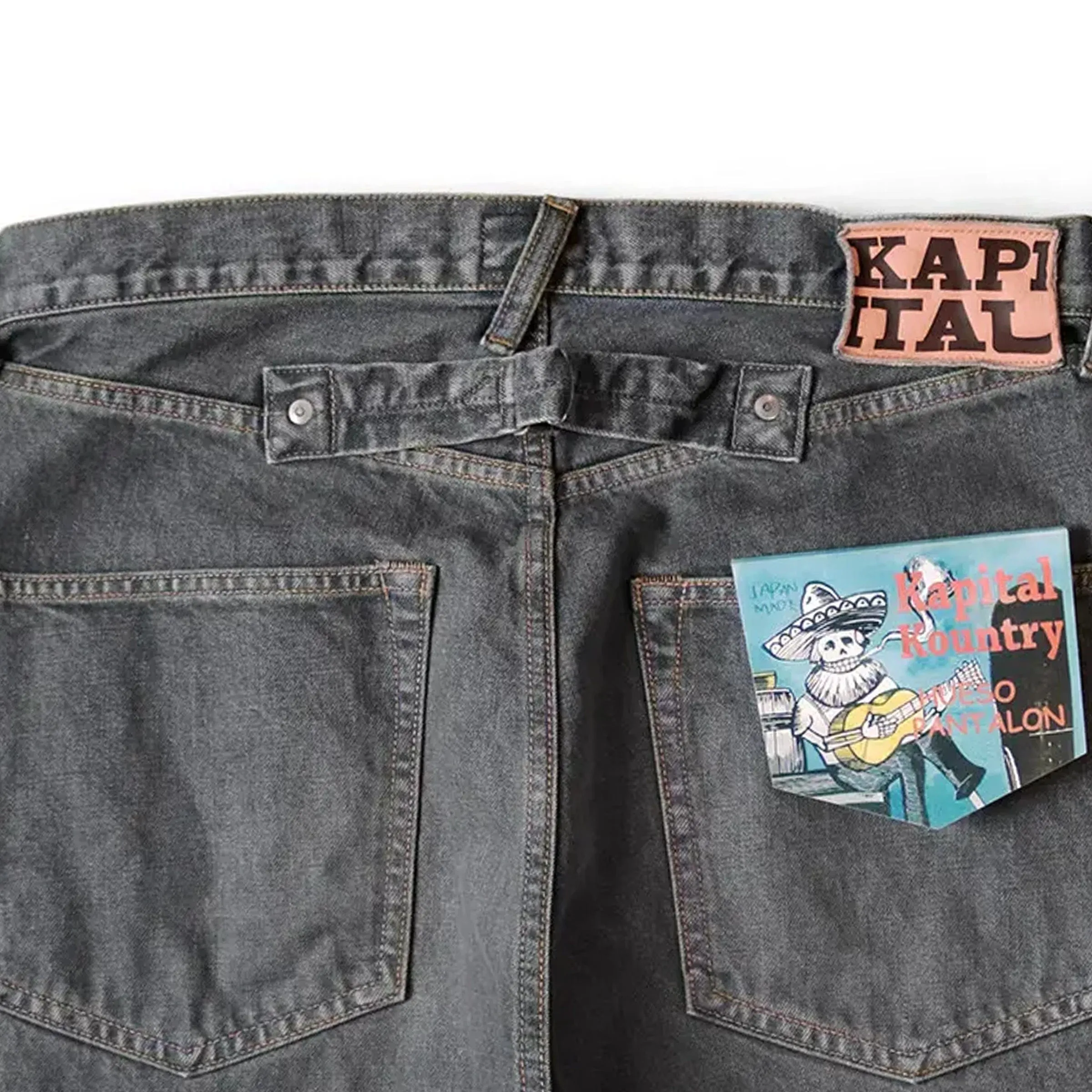 14OZ BLACK DENIM MEXICAN TUXEDO 5P OKAGILLY