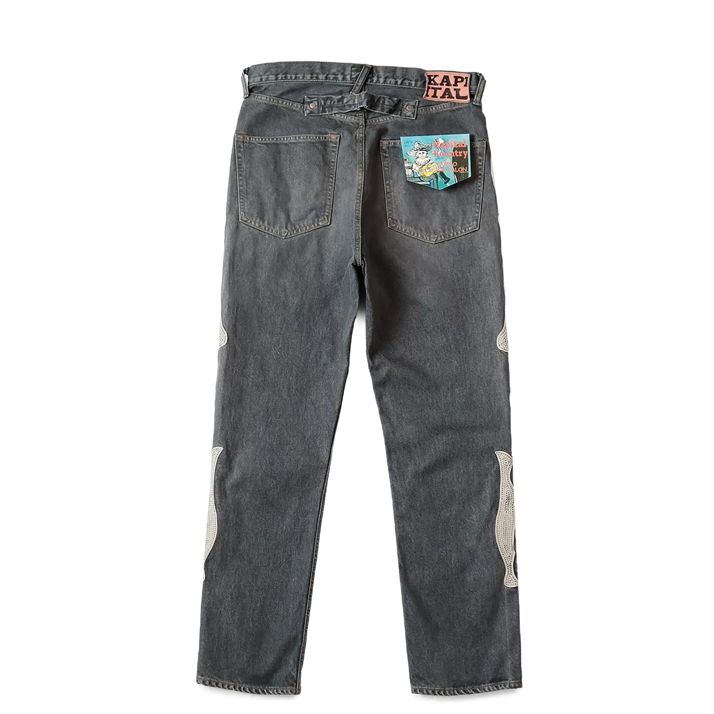 14OZ BLACK DENIM MEXICAN TUXEDO 5P OKAGILLY