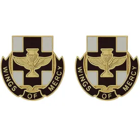 151st Medical Battalion Unit Crest (Wings of Mercy) - Sold in Pairs
