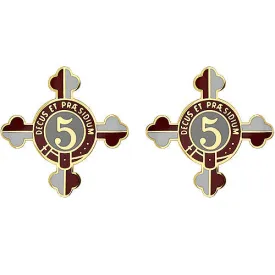 175th Infantry Regiment Unit Crest (Decus Et Praesidium) - Sold in Pairs
