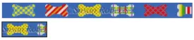 1916 Patchwork Dog Bone Dog Collar