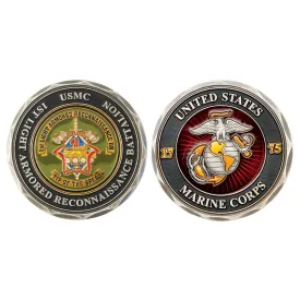 1st LAR Battalion Challenge Coin