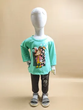 1Yr - 4Yrs Light Green Suit For Girls RG GS73