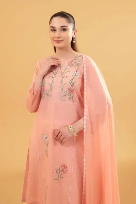 2 Piece - Embroidered Suit - PE24-52