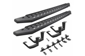 2014-24 Toyota 4Runner Go Rhino RB20 Running Boards with Mounting Brackets, 2 Pairs of Drop Steps Kit