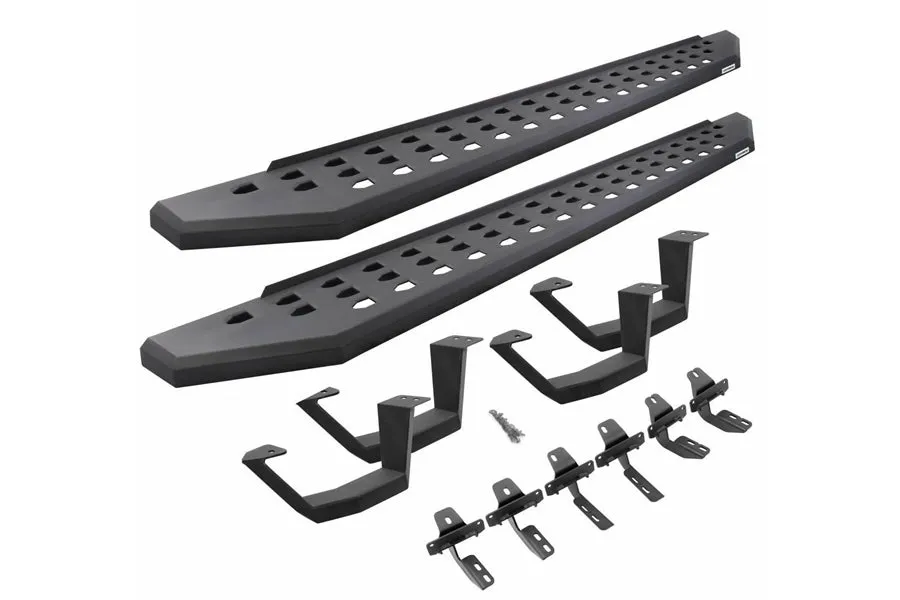 2014-24 Toyota 4Runner Go Rhino RB20 Running Boards with Mounting Brackets, 2 Pairs of Drop Steps Kit