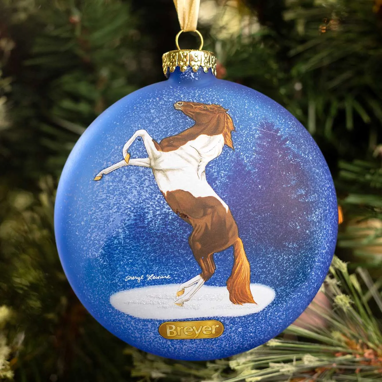 2022 Pintos Artist Signature Breyer Ornament