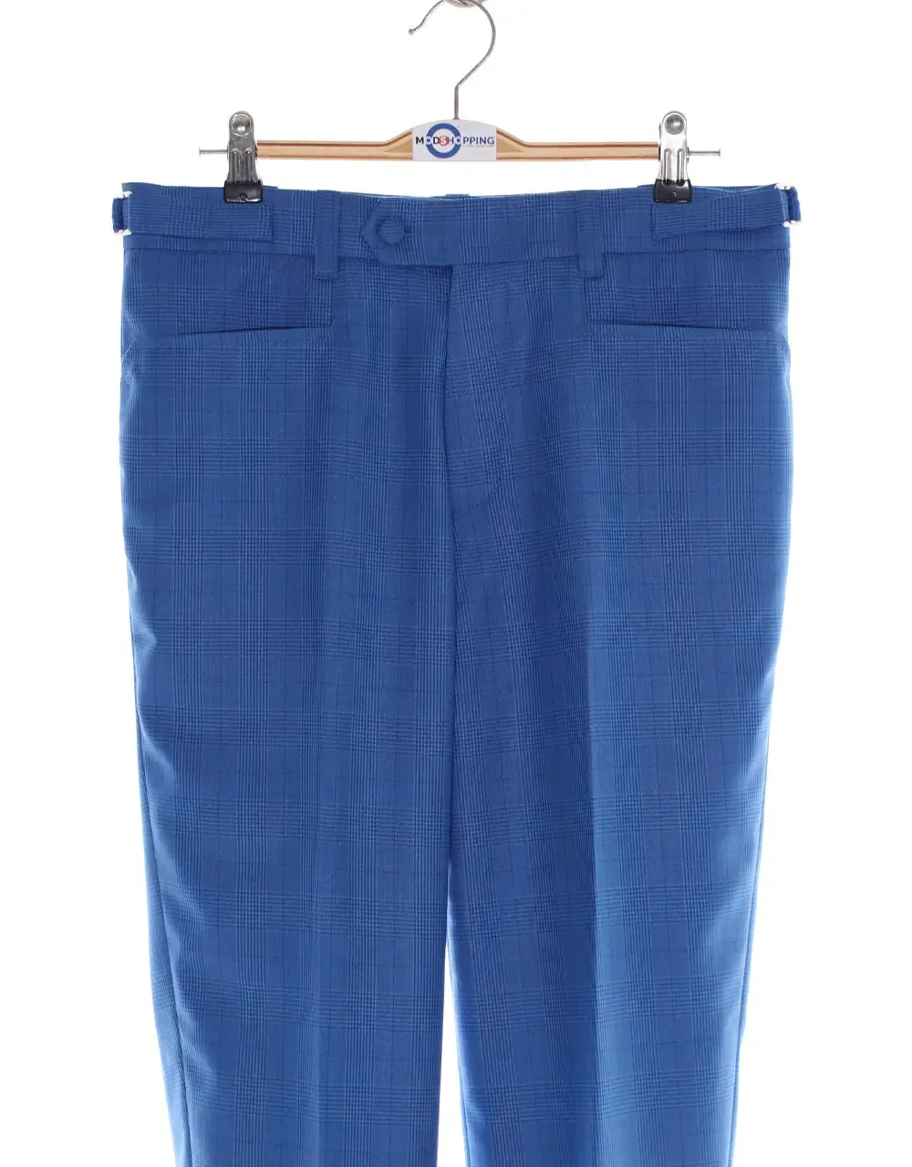 3 Piece Suit | Blue Prince Of Wales Check Suit