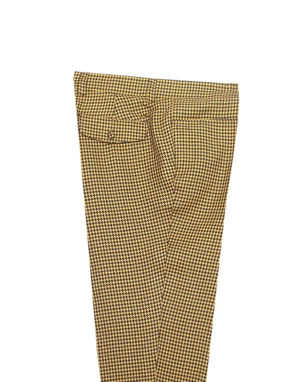 3 Piece Suit - Brown And Black Houndstooth Suit
