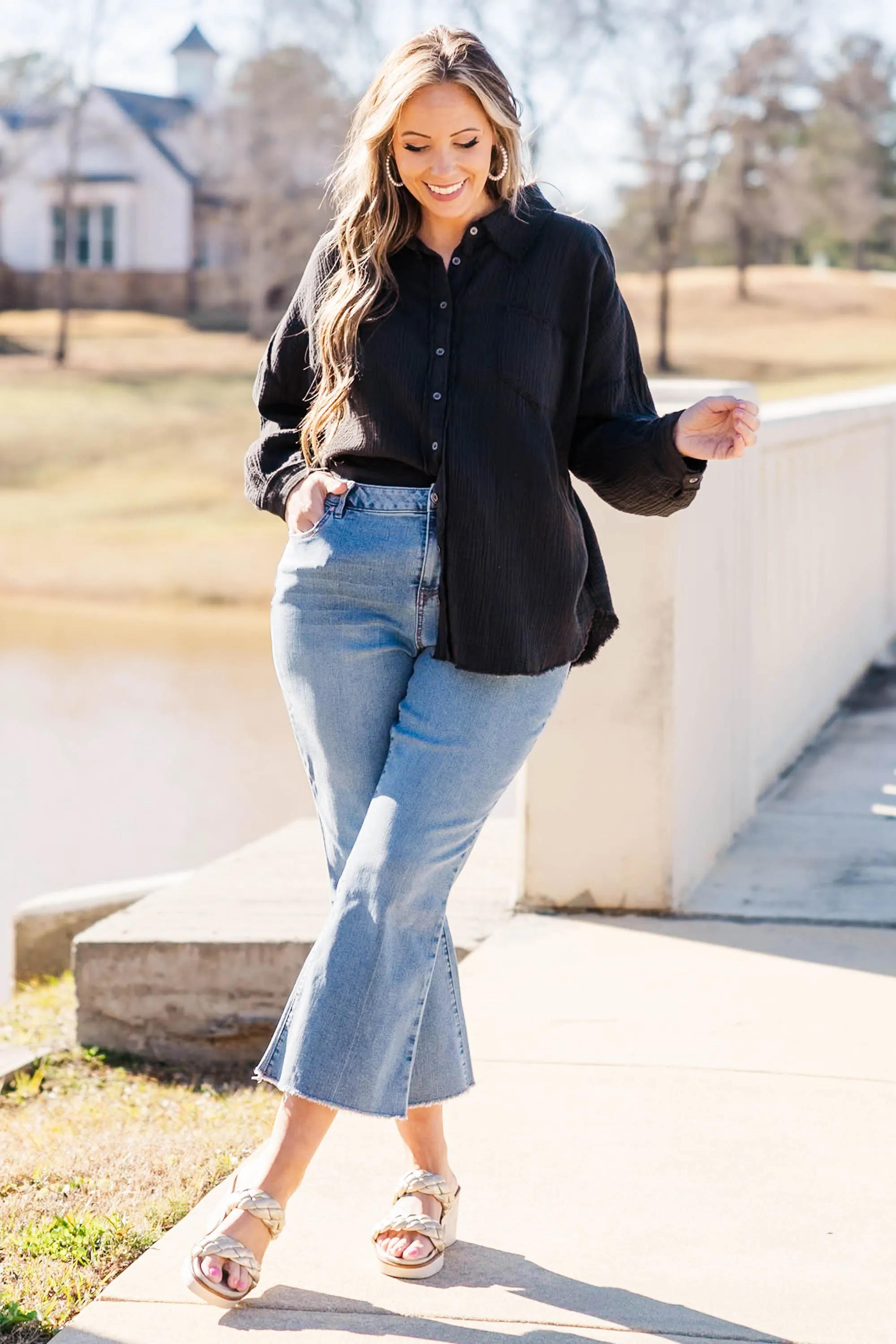 Act Of Faith Top, Black