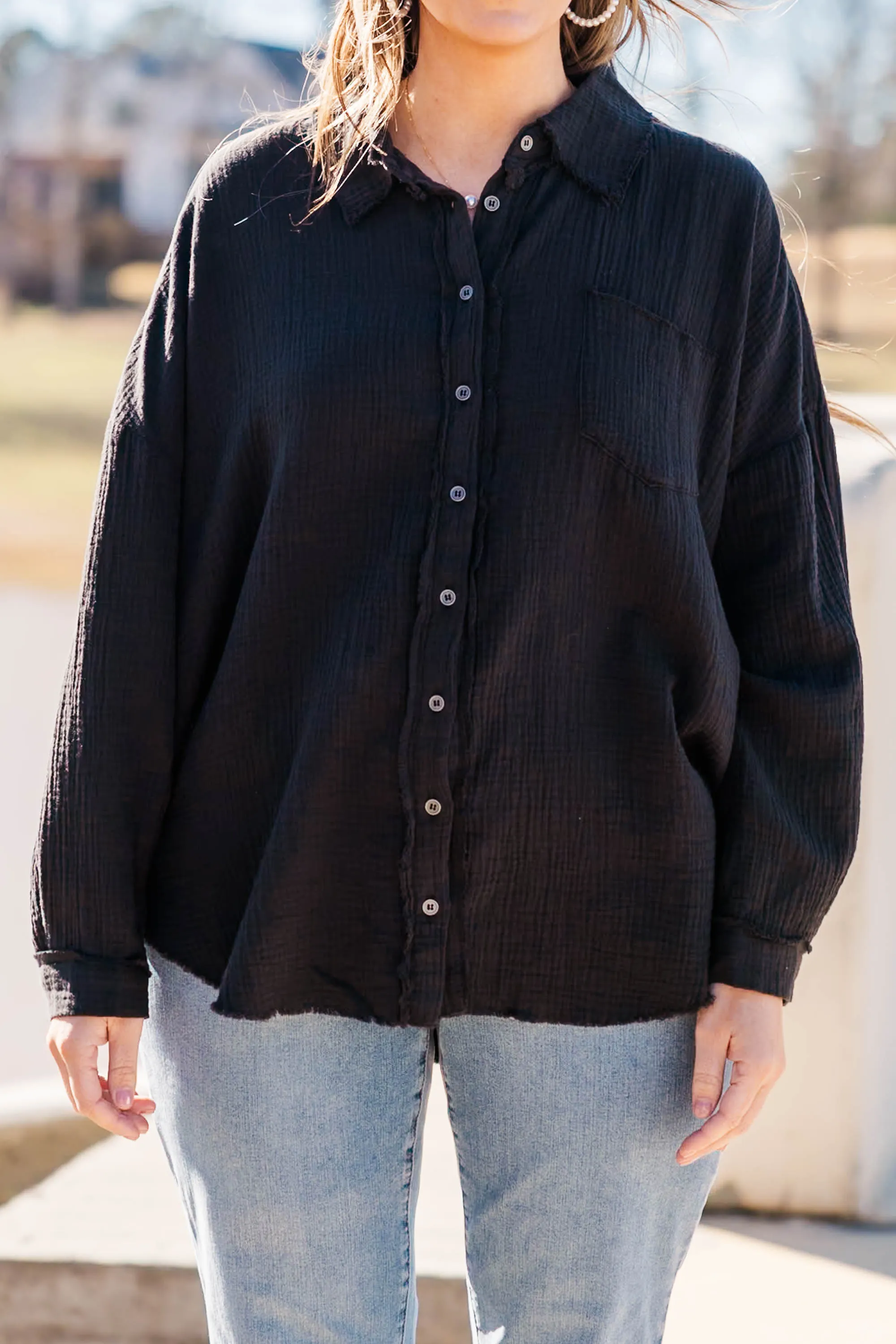 Act Of Faith Top, Black