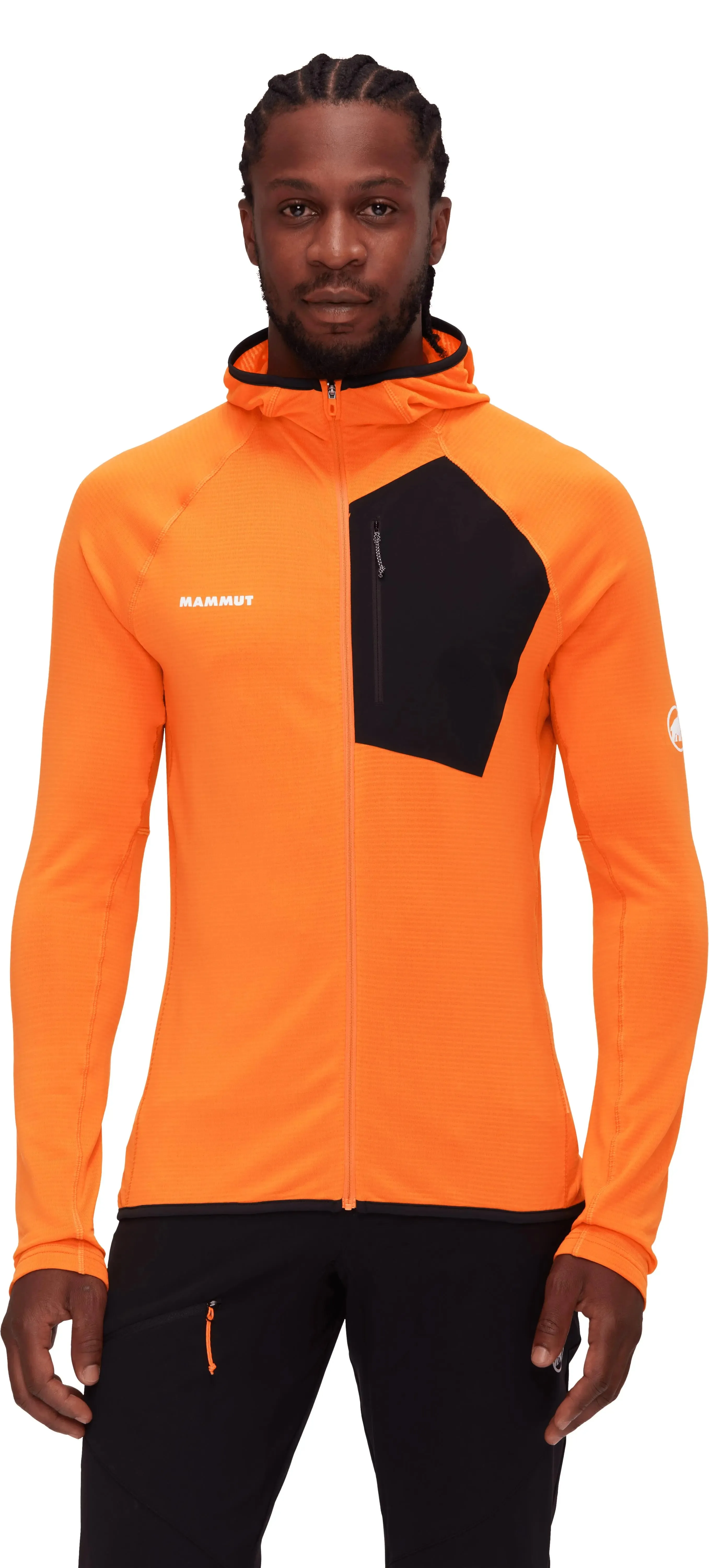 Aenergy Light ML Hooded Jacket - Tangerine