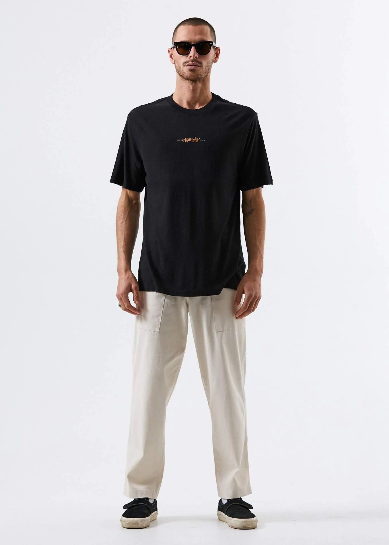 Afends Mens THCBD - Hemp Retro Fit Tee
