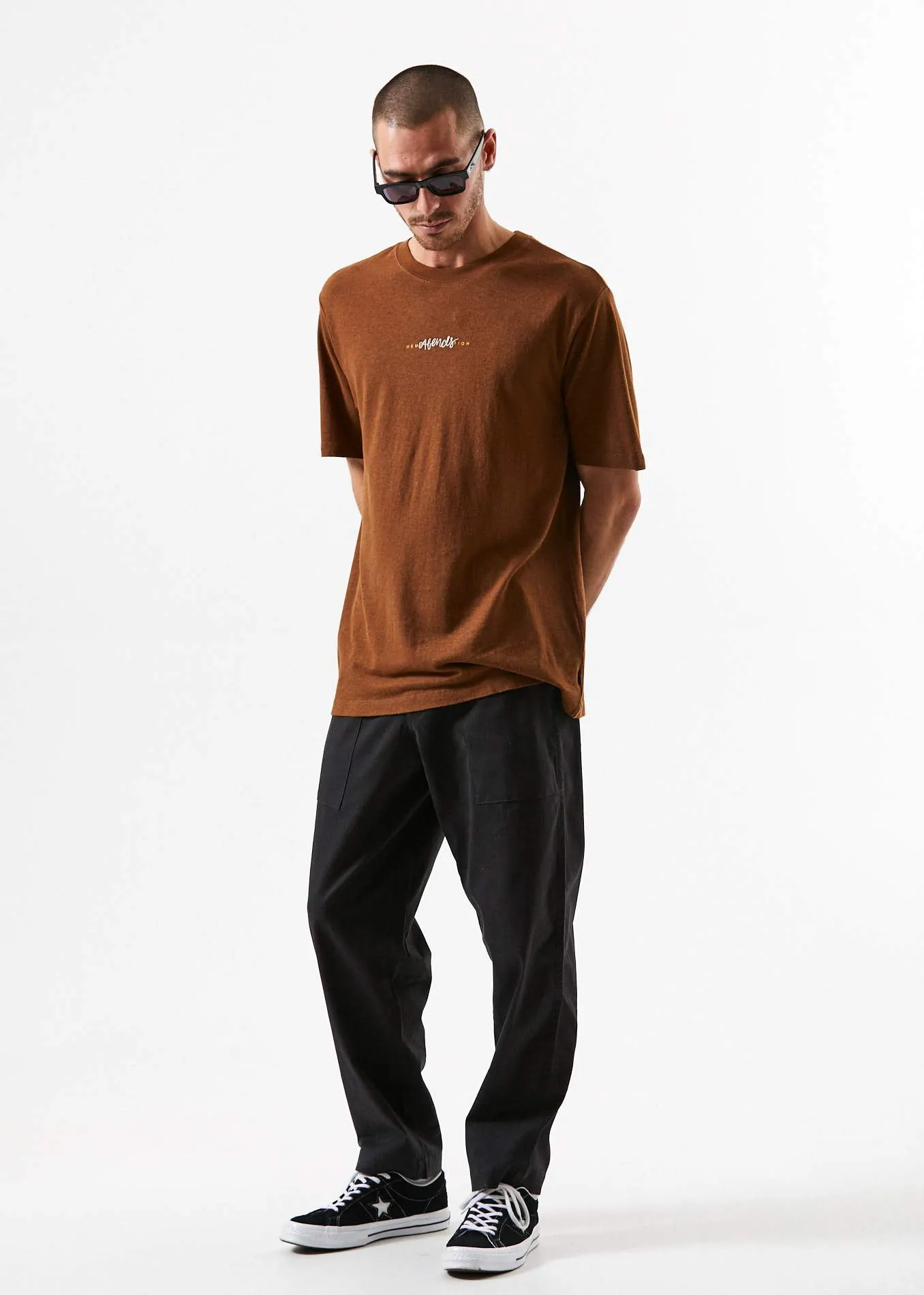 Afends Mens THCBD - Hemp Retro Fit Tee