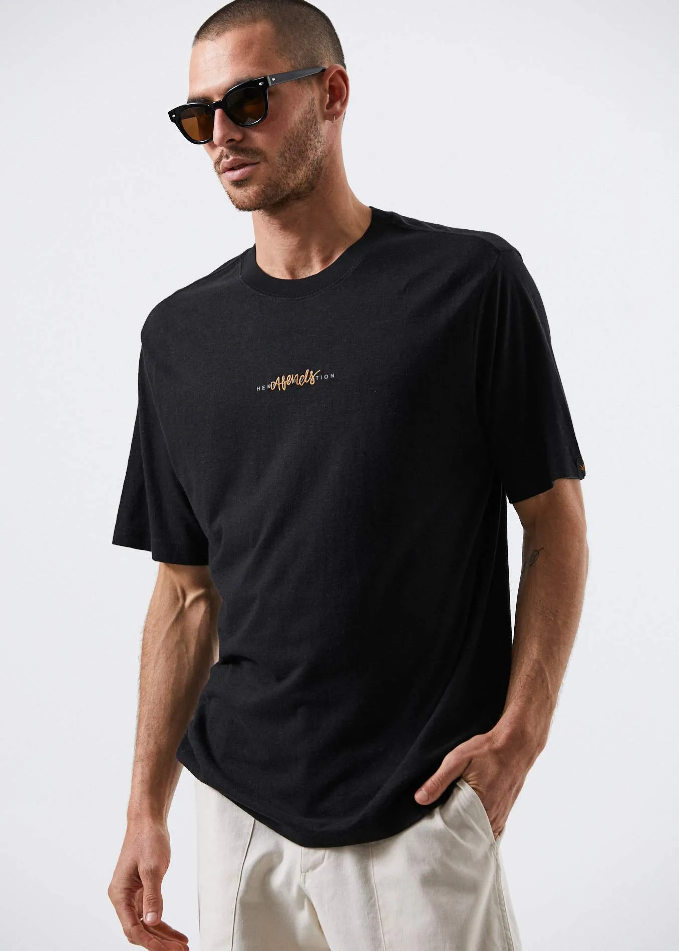 Afends Mens THCBD - Hemp Retro Fit Tee
