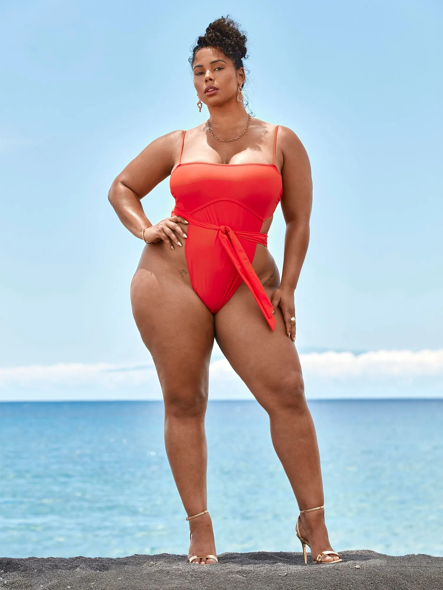 'Agent Majors' One-Piece Swimsuit - Tabria Majors X FTF