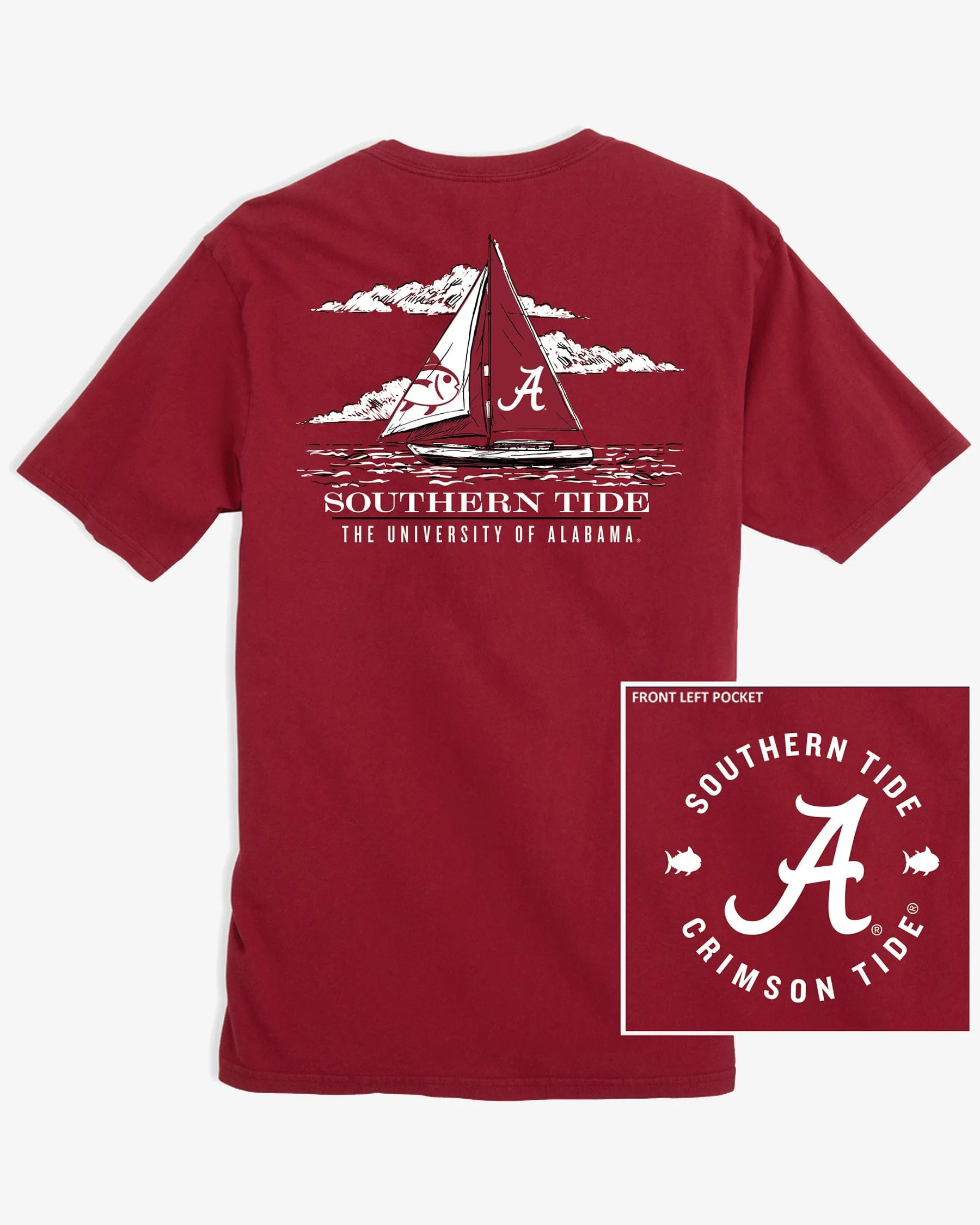 Alabama Crimson Tide Skipjack Sailing T-Shirt