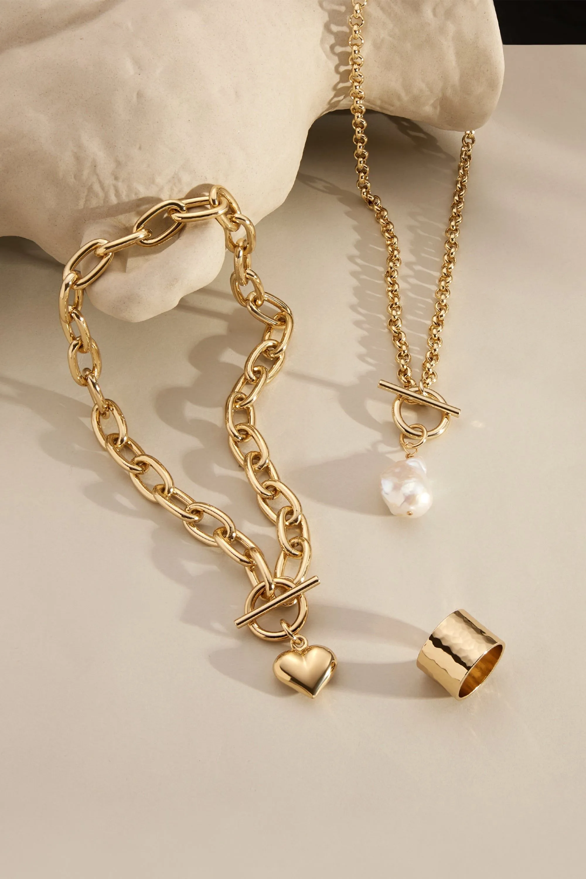 Alana Puffy Heart Charm Necklace