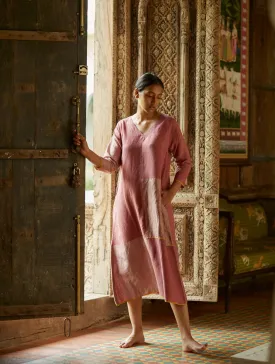 Anara Timeless Linen Dress - Terra