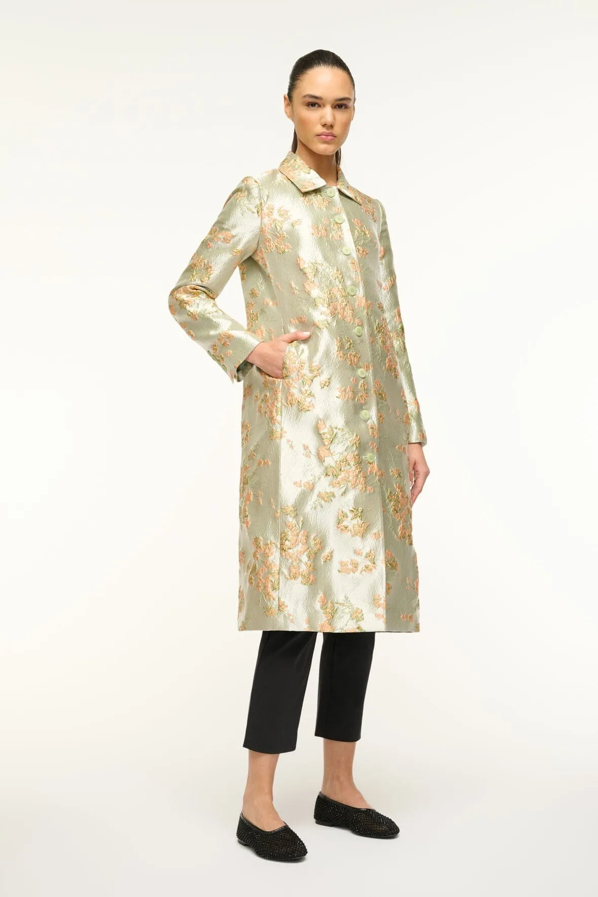 ANTOINETTE COAT | METALLIC BLOOM