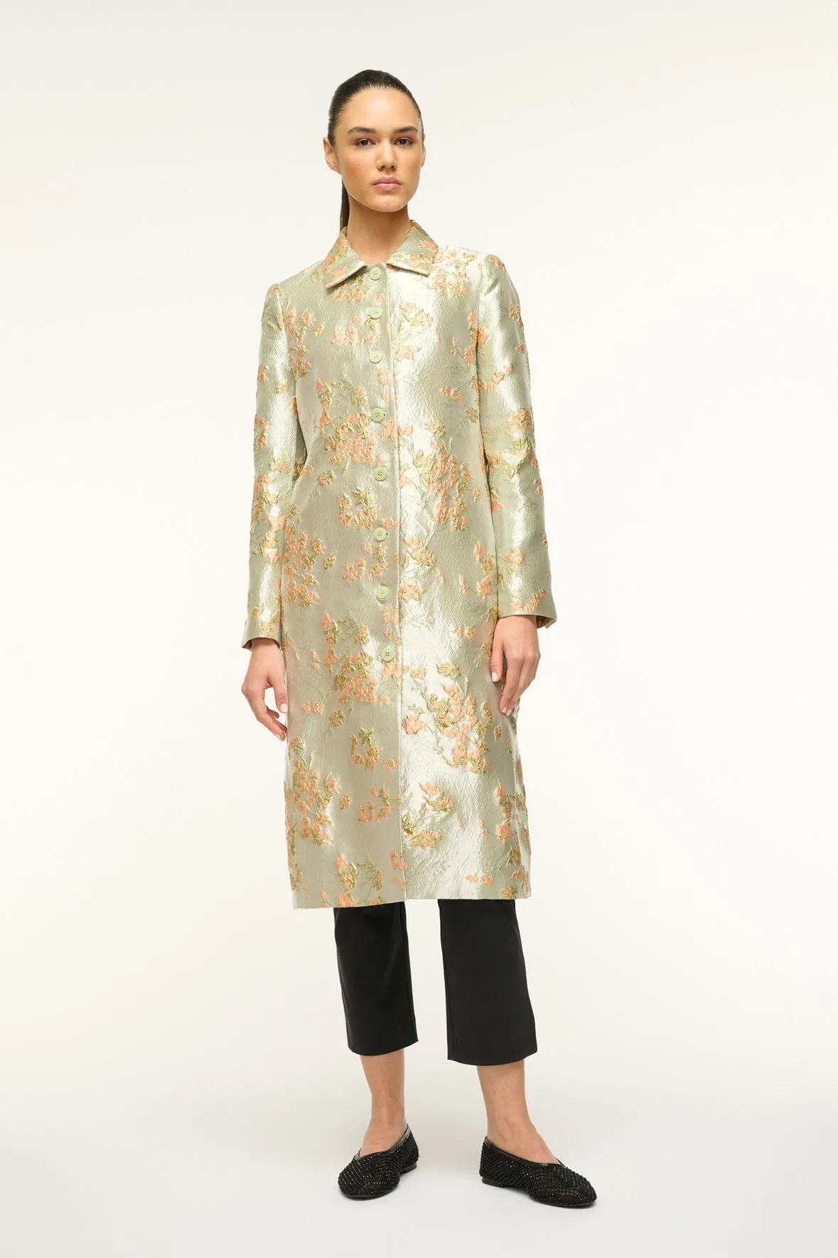 ANTOINETTE COAT | METALLIC BLOOM