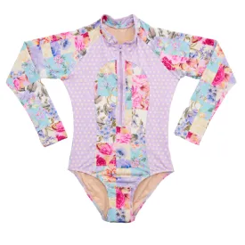 Aqua Blu Pre-Teens Long Sleeve One Piece AG2281ME - Meadow