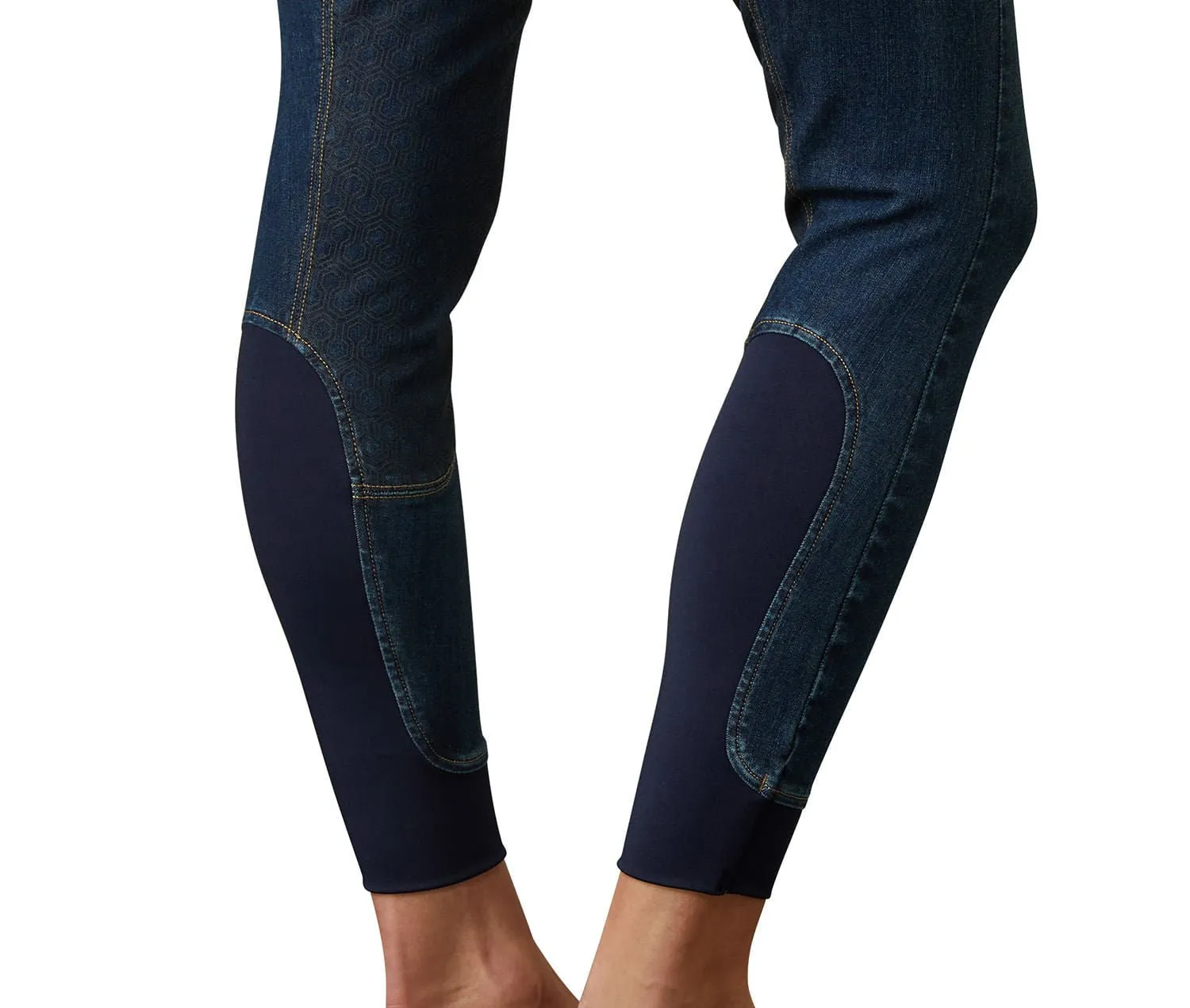 Ariat Halo Denim Full Seat Breech, Birch Marine