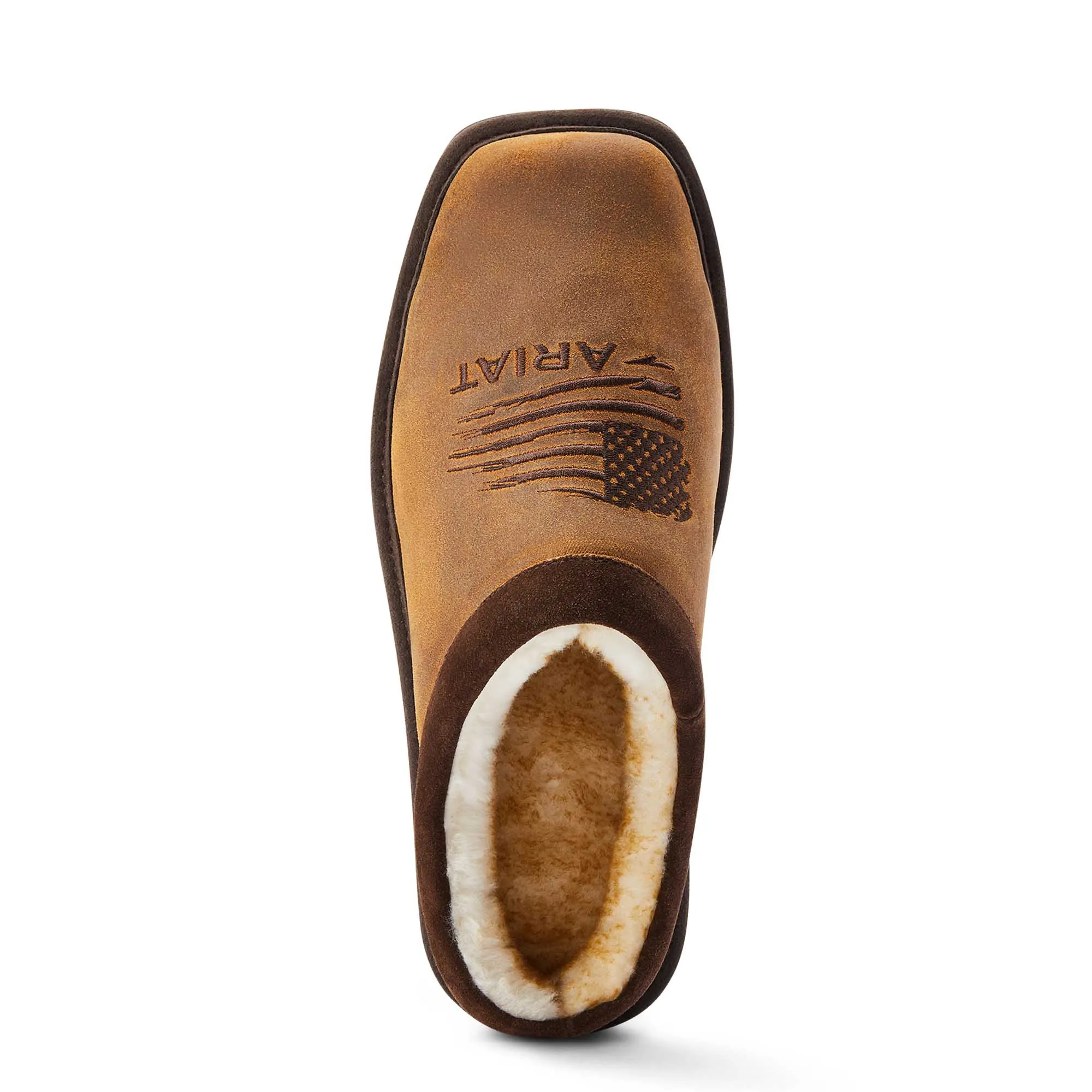 Ariat Men's Patriot Slipper, Oiled Suede