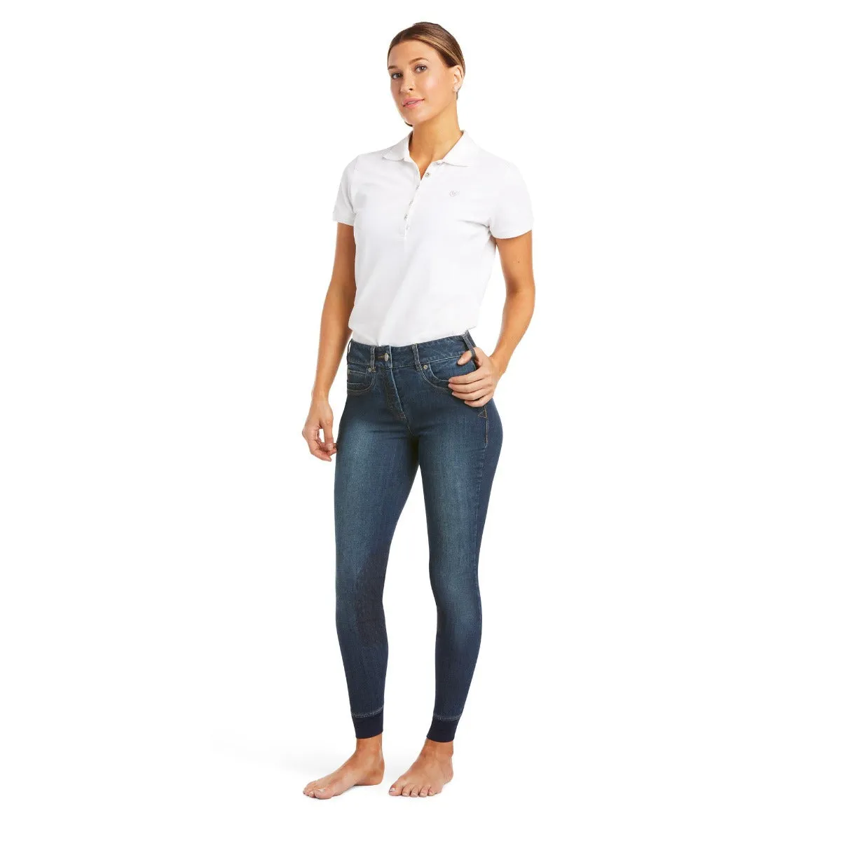 Ariat Women's Halo Denim Knee Patch Breech