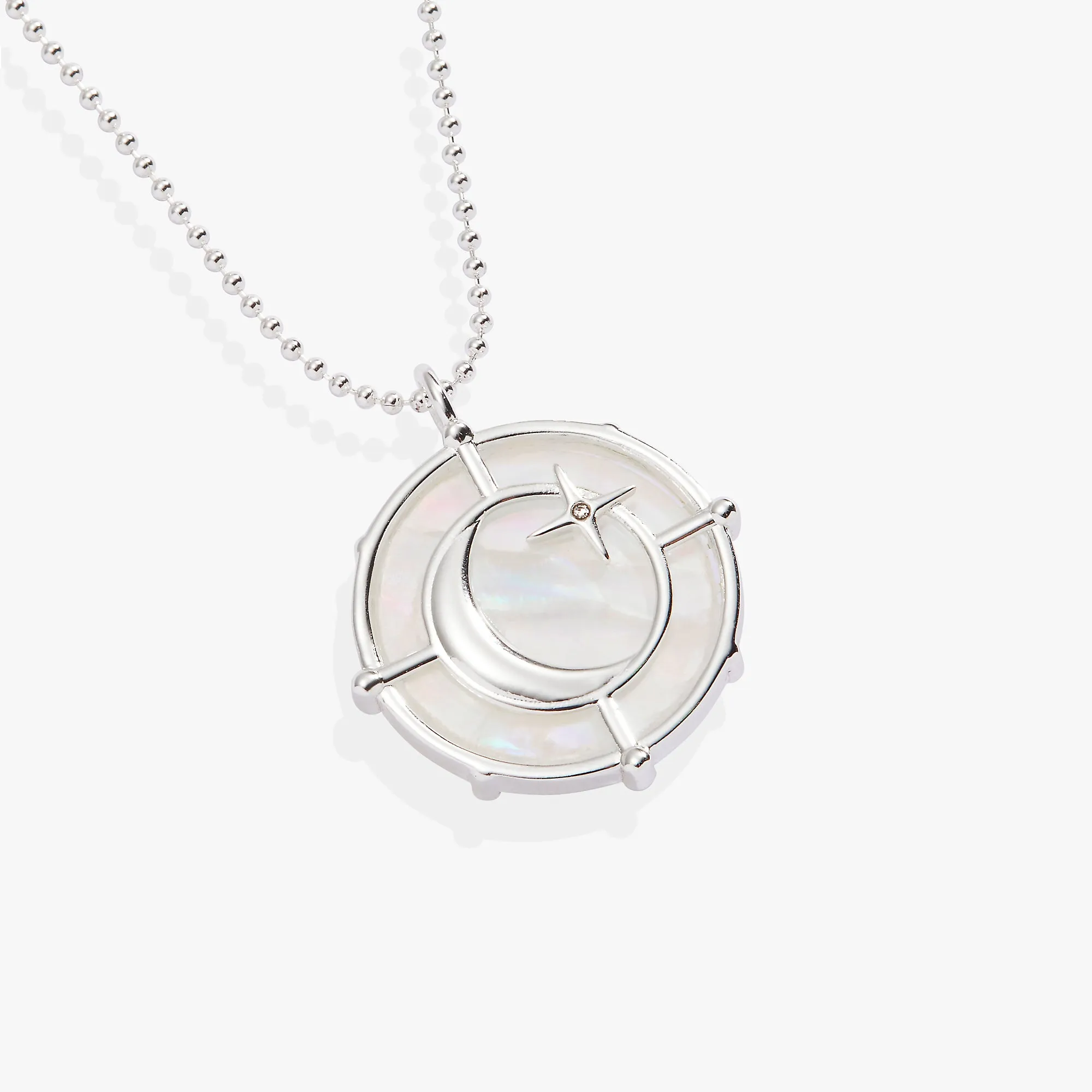 Aries Zodiac Double-Sided Charm Necklace,
