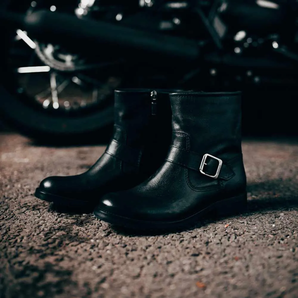 Baja Leather Biker Boots - BARBR32519 / 318 634