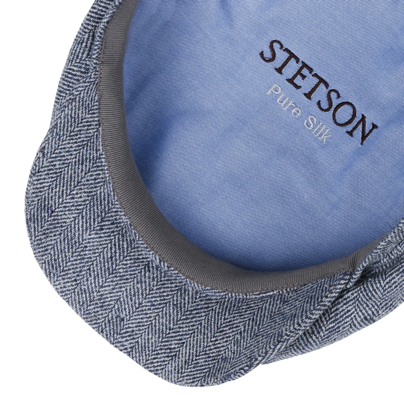 Belfast Silk Flat Cap by Stetson