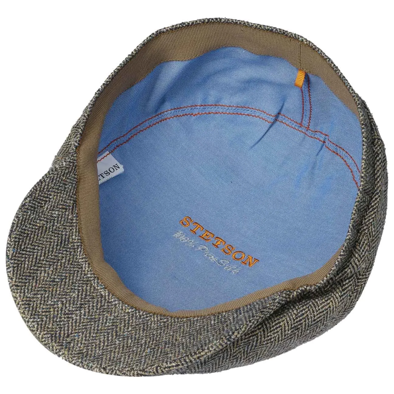 Belfast Silk Flat Cap by Stetson