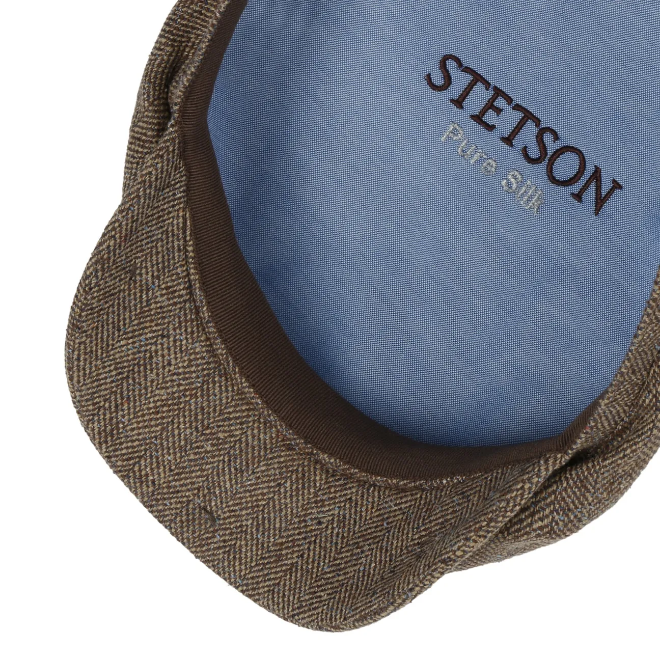 Belfast Silk Flat Cap by Stetson