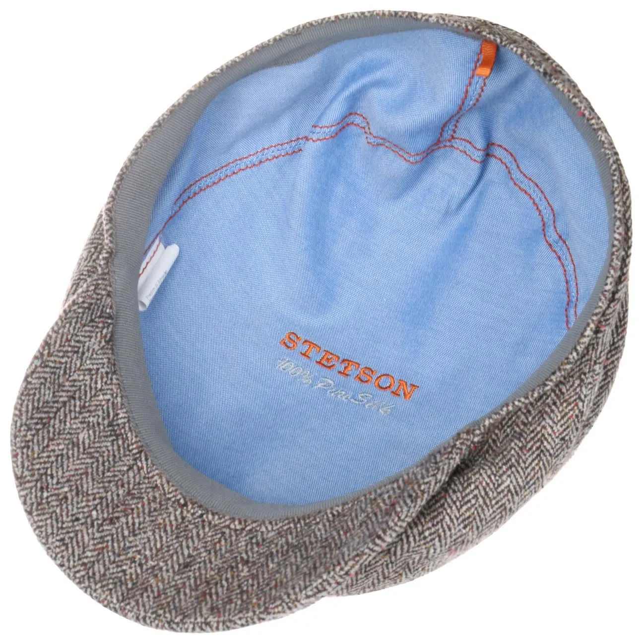 Belfast Silk Flat Cap by Stetson