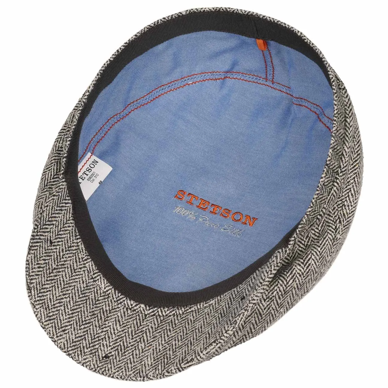 Belfast Silk Flat Cap by Stetson