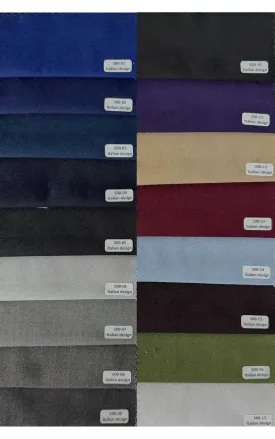 Bespoke 3 Piece Suit - Plain Color Wool Blend Suit