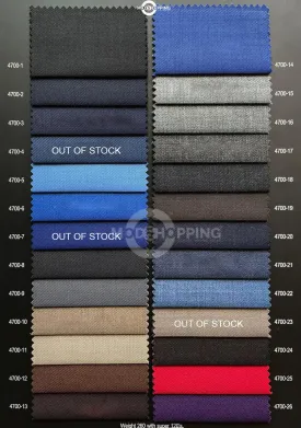 Bespoke 3 Piece Suit - Solid Color Exclusive Cashmere Wool Suit