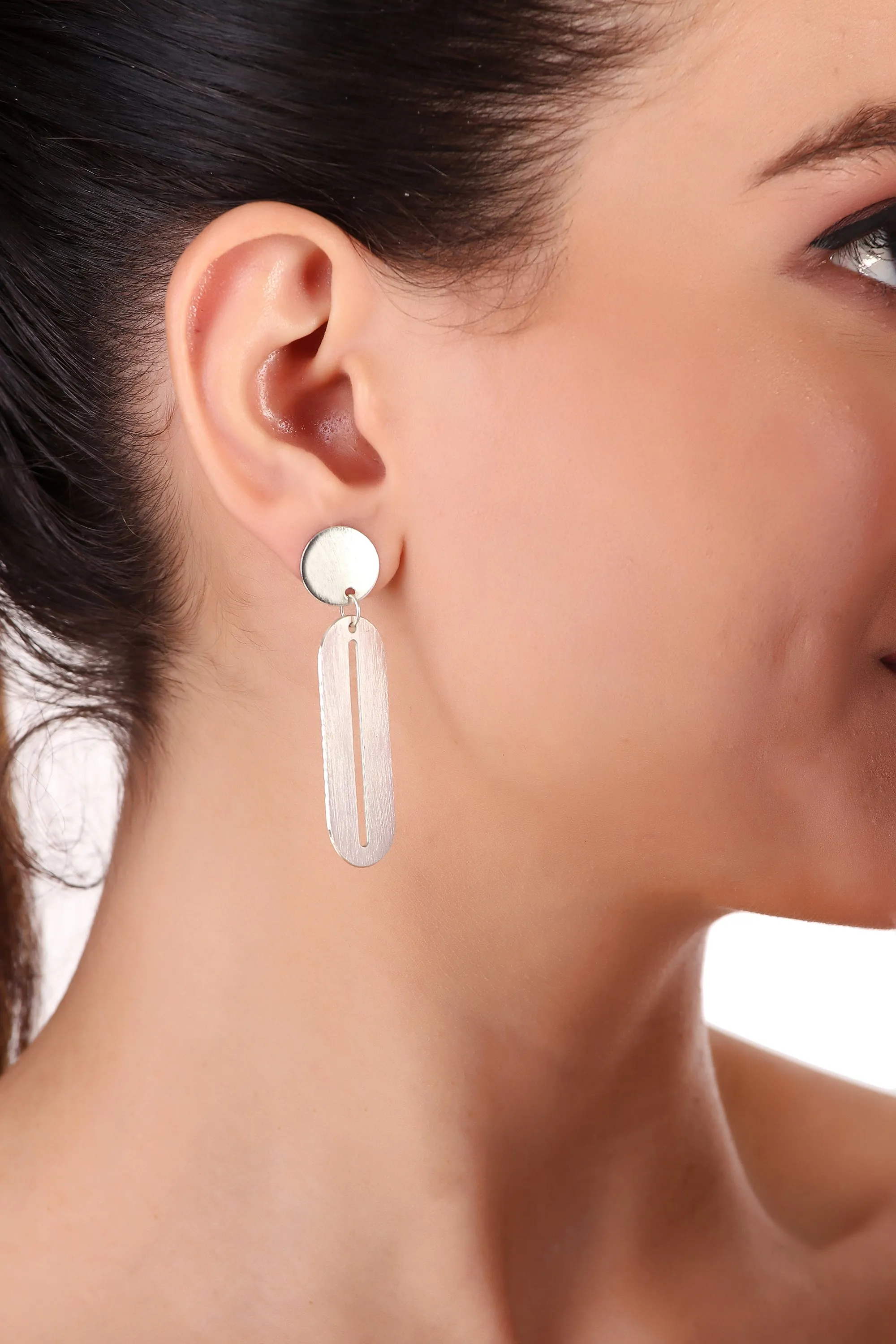 Bhavna earrings, silver - Wholesale