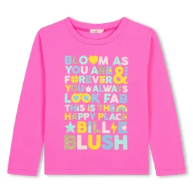 Billieblush Girls Pink Long Sleeve T-Shirt U20642