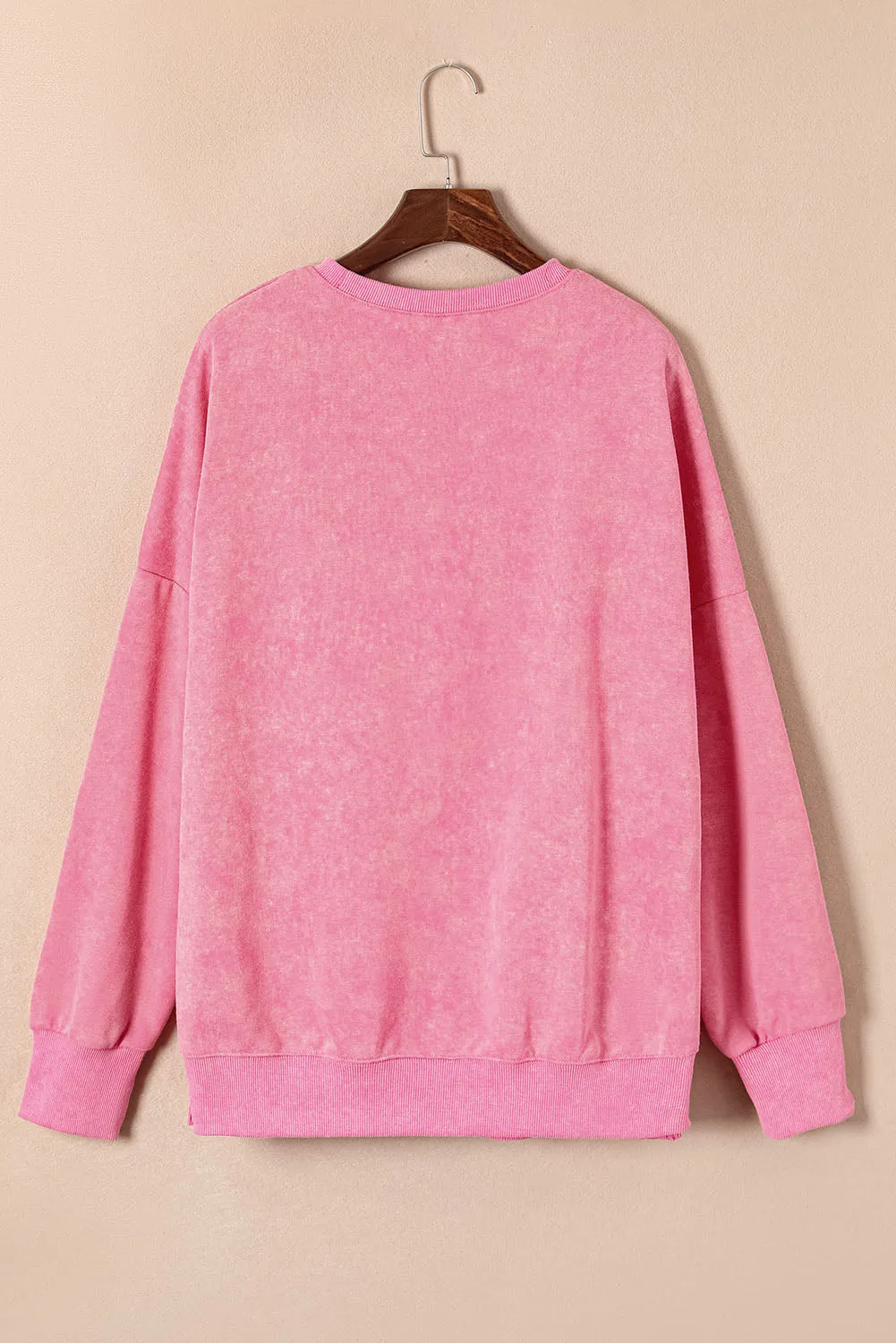Bishop Sleeve Slit Sweatshirt