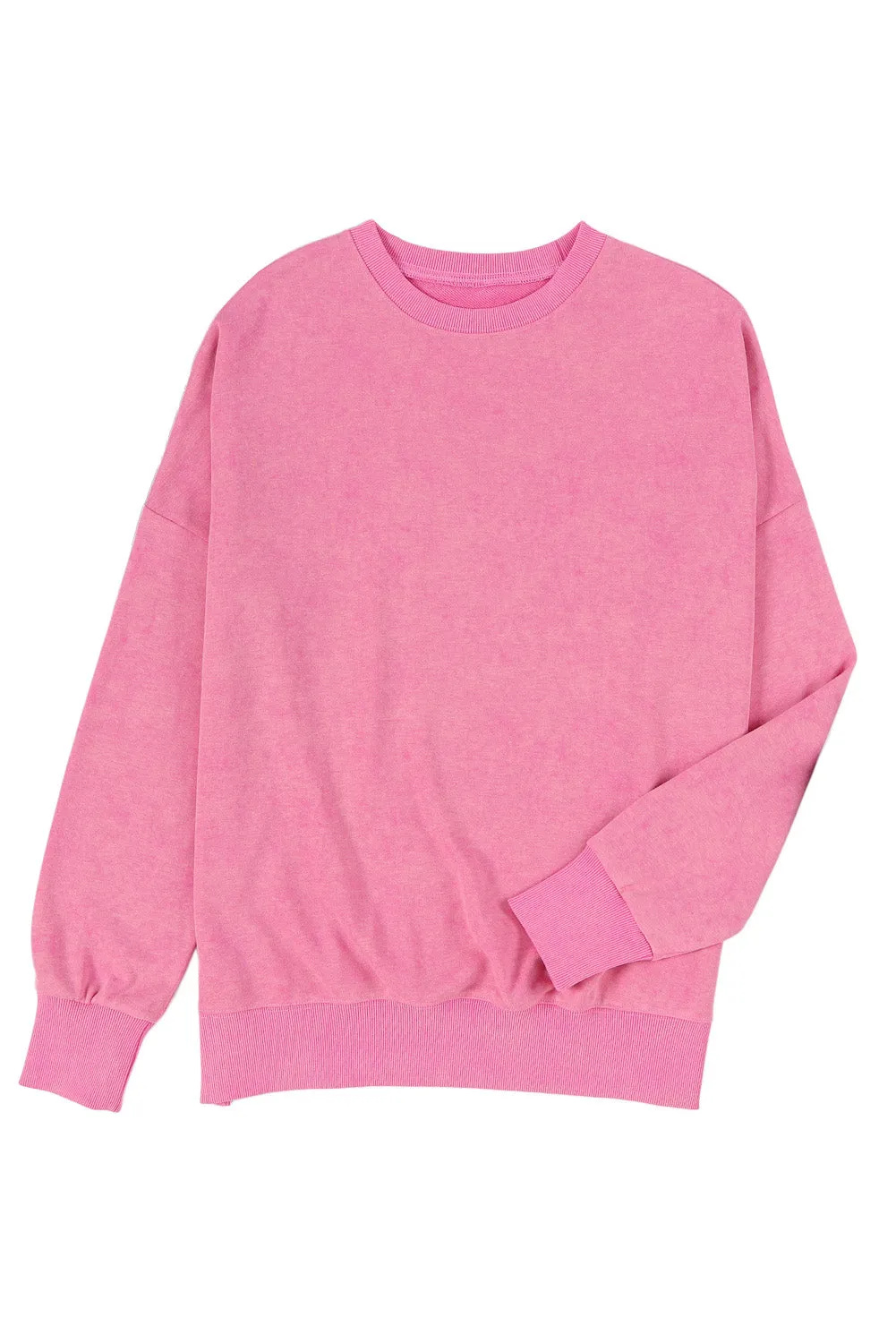 Bishop Sleeve Slit Sweatshirt