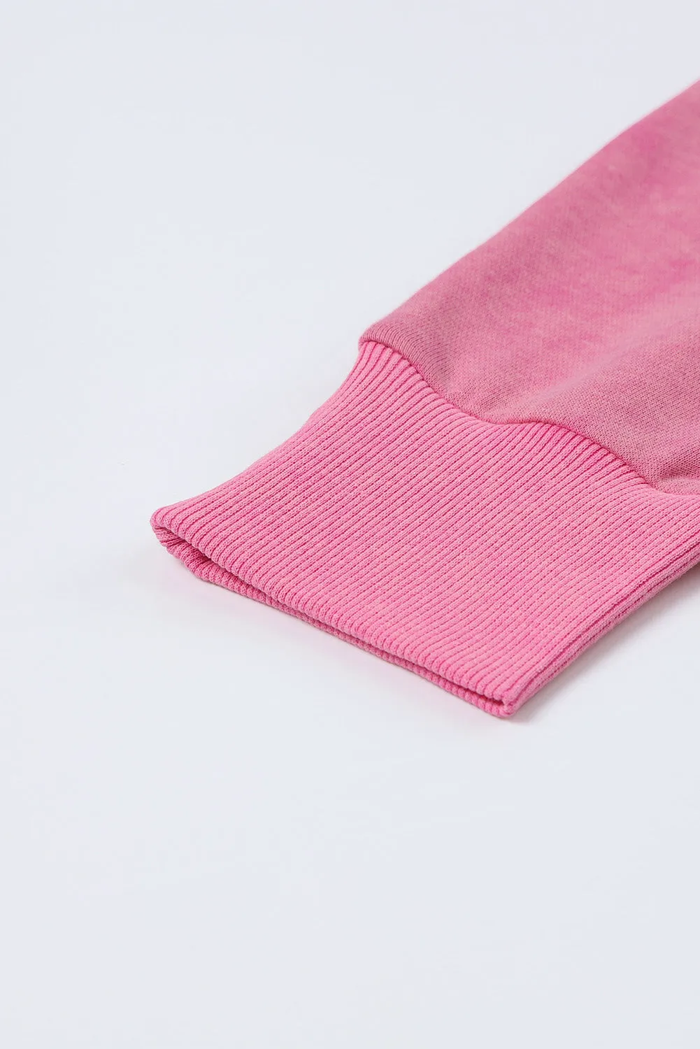 Bishop Sleeve Slit Sweatshirt