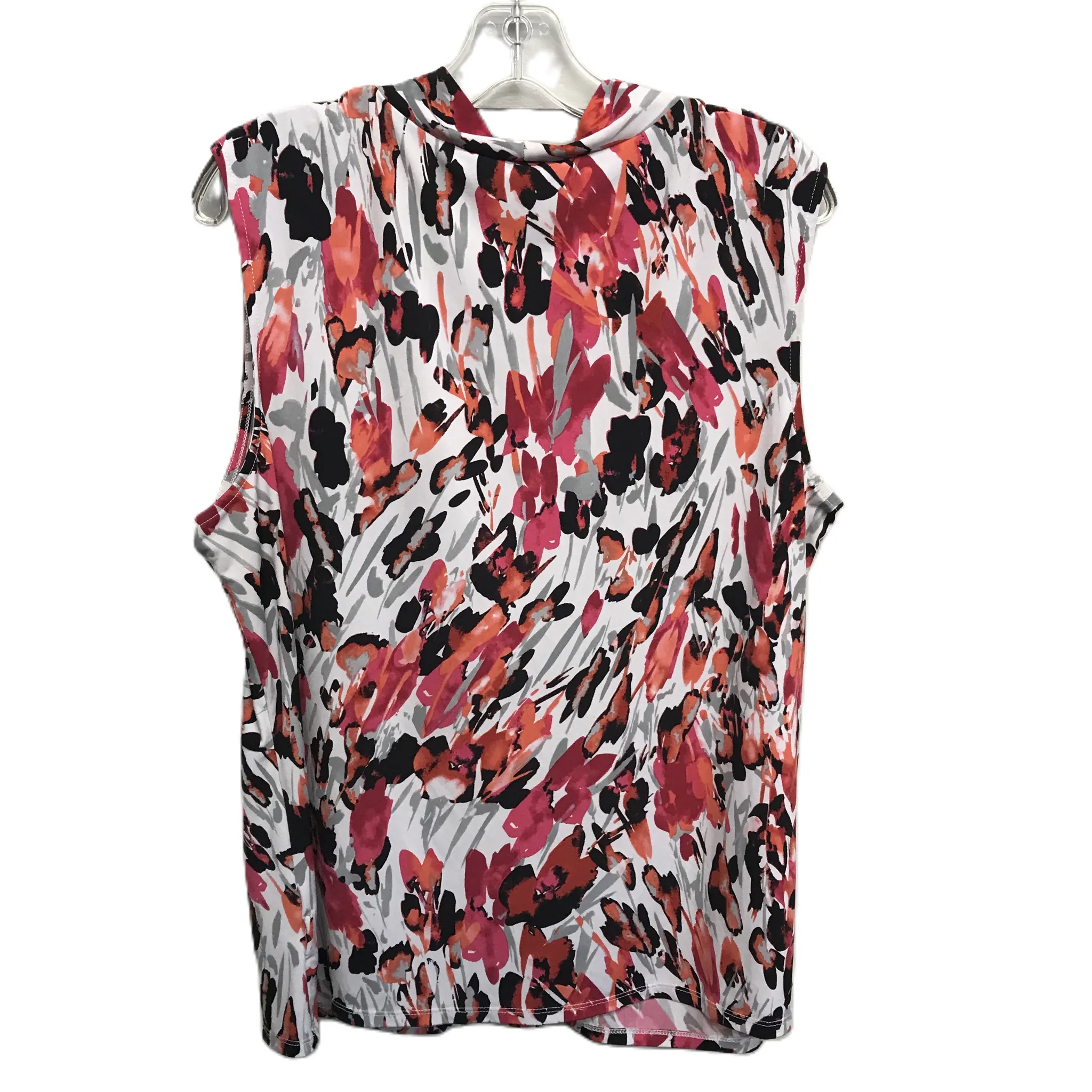 Black & Pink Top Sleeveless By Jones Studio, Size: 2x