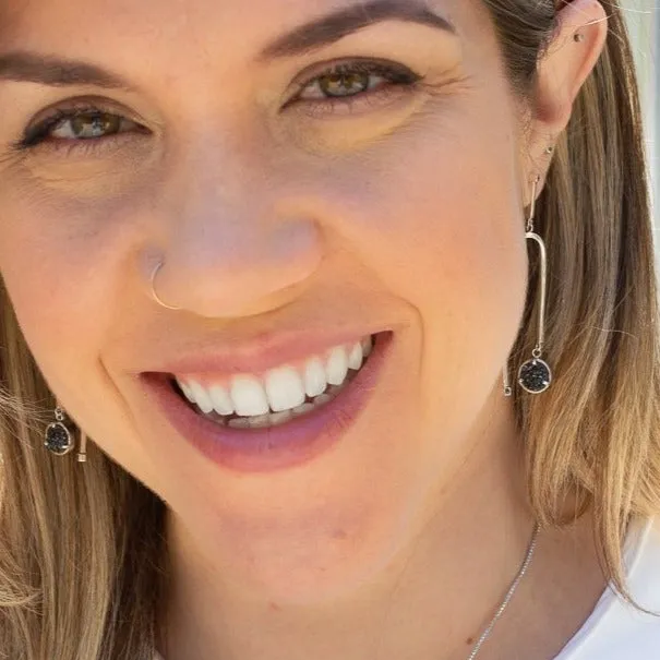 BLACK DIAMOND AND DRUZY MOBILE EARRING