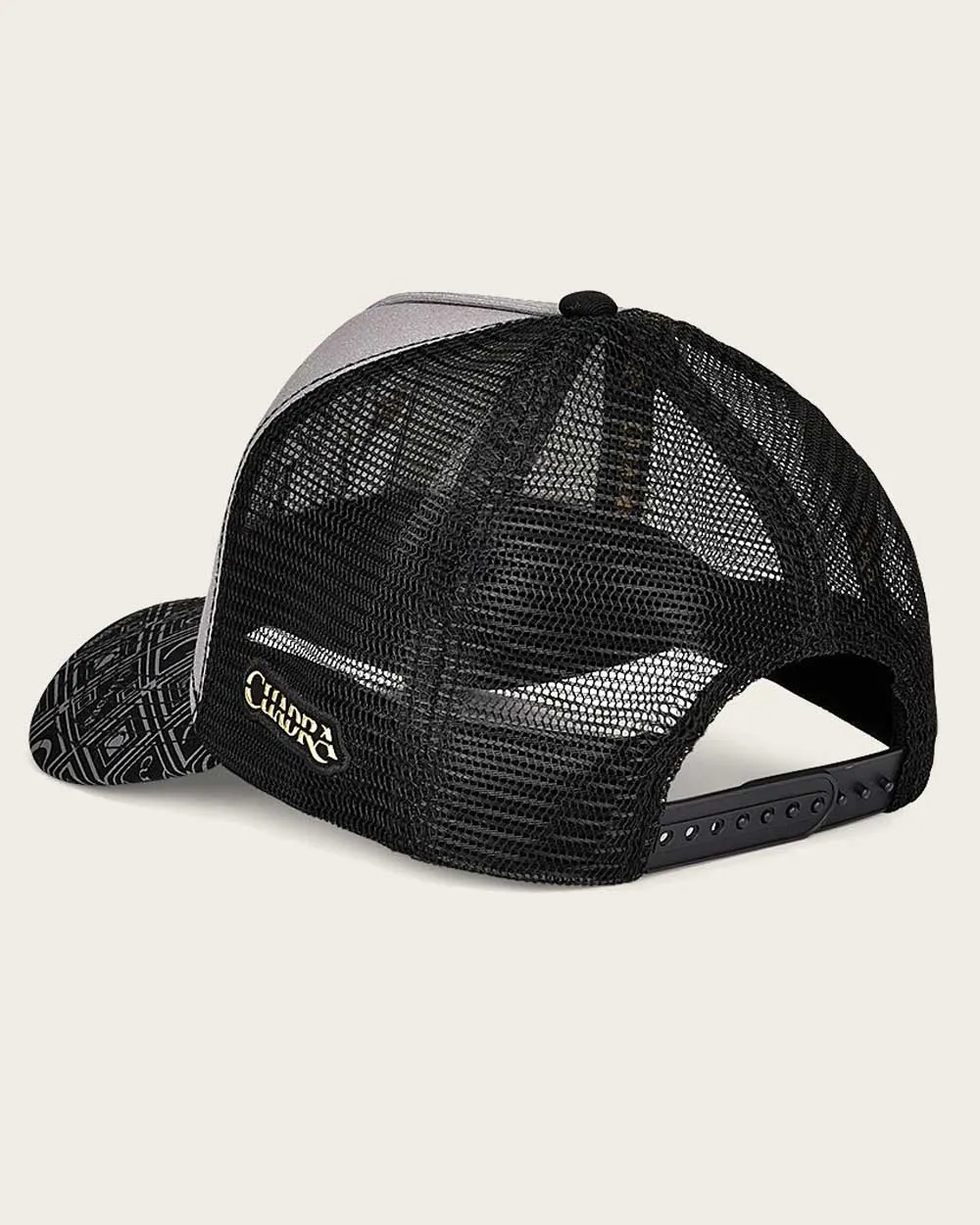 black elephant patch cap